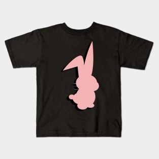 Bunny silhouette Kids T-Shirt